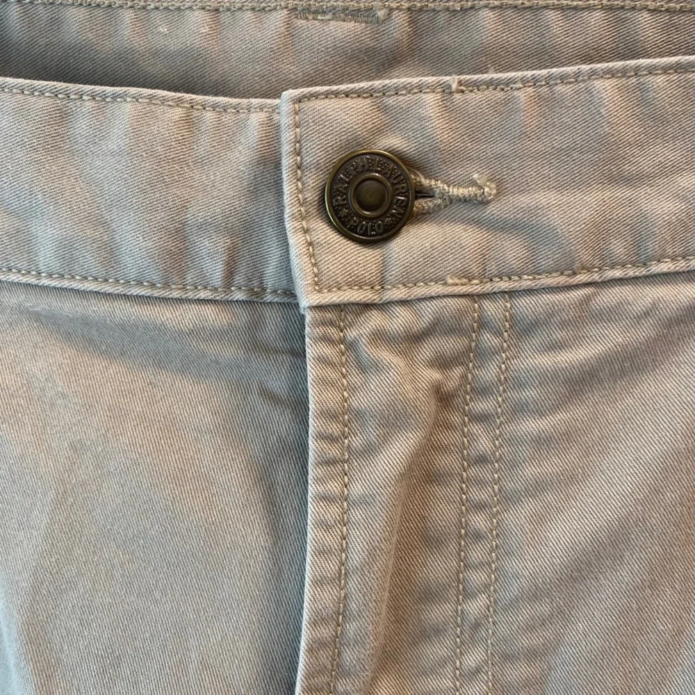Polo Ralph Lauren Pants Mens 38x32 Tan Varick Slim Straight Khaki Chino Dungaree